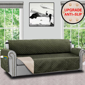 Upgraded Anti-Slip Water-Resistant Super Comfortable Sofa Cover/Furniture Protector For Pets & Kids
