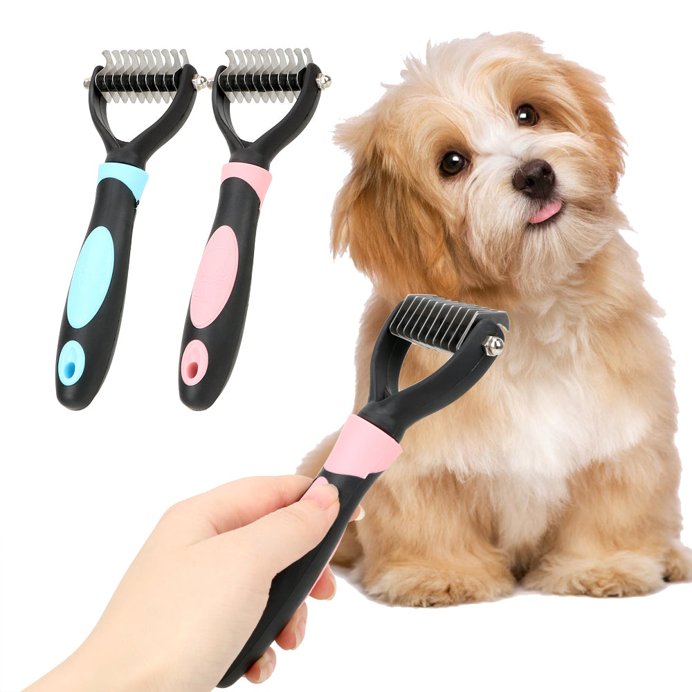100% Safe Deshedding & Dematting Dog Grooming Brush