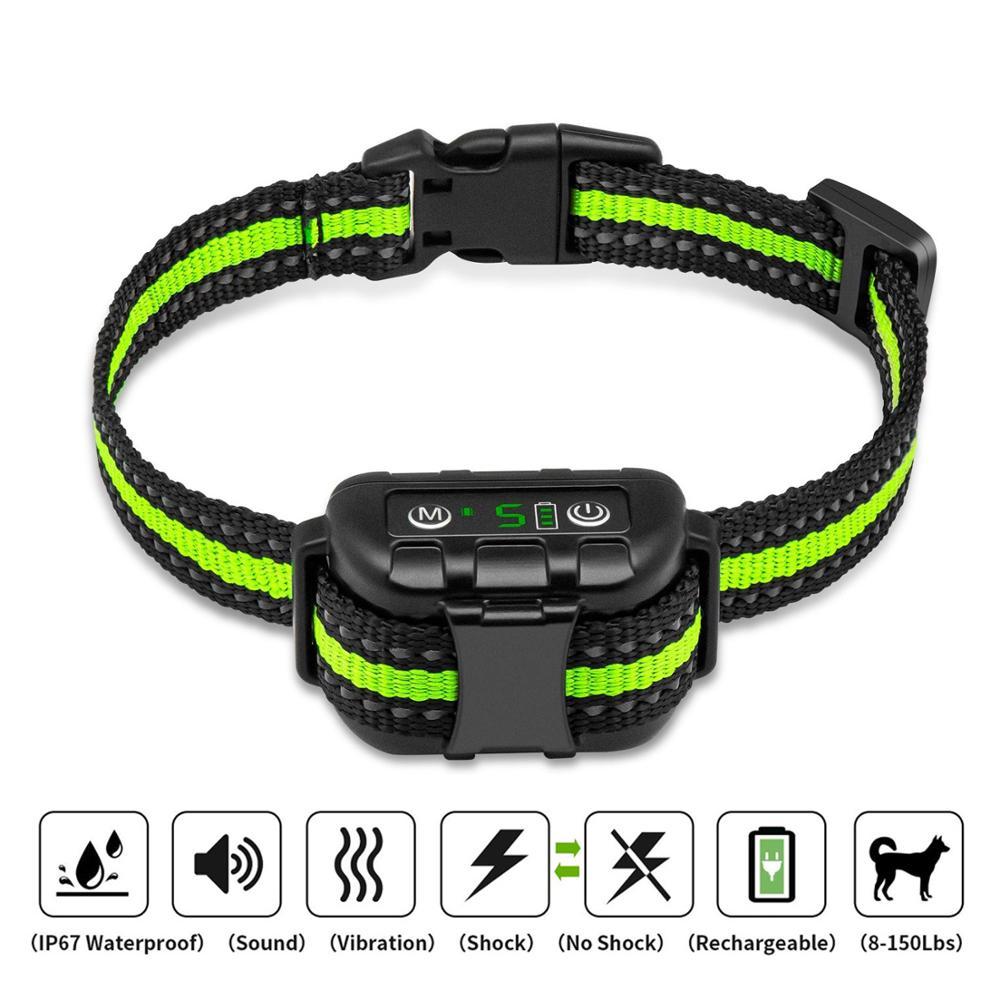 1pc Dog Bark Control Collar With Vibration & Beep Warning, 7-level  Sensitivity, Waterproof, Suitable For Small, Medium, And Large Dogs'  Training, Rechargeable Without Adapter, Christmas Gift For Pets