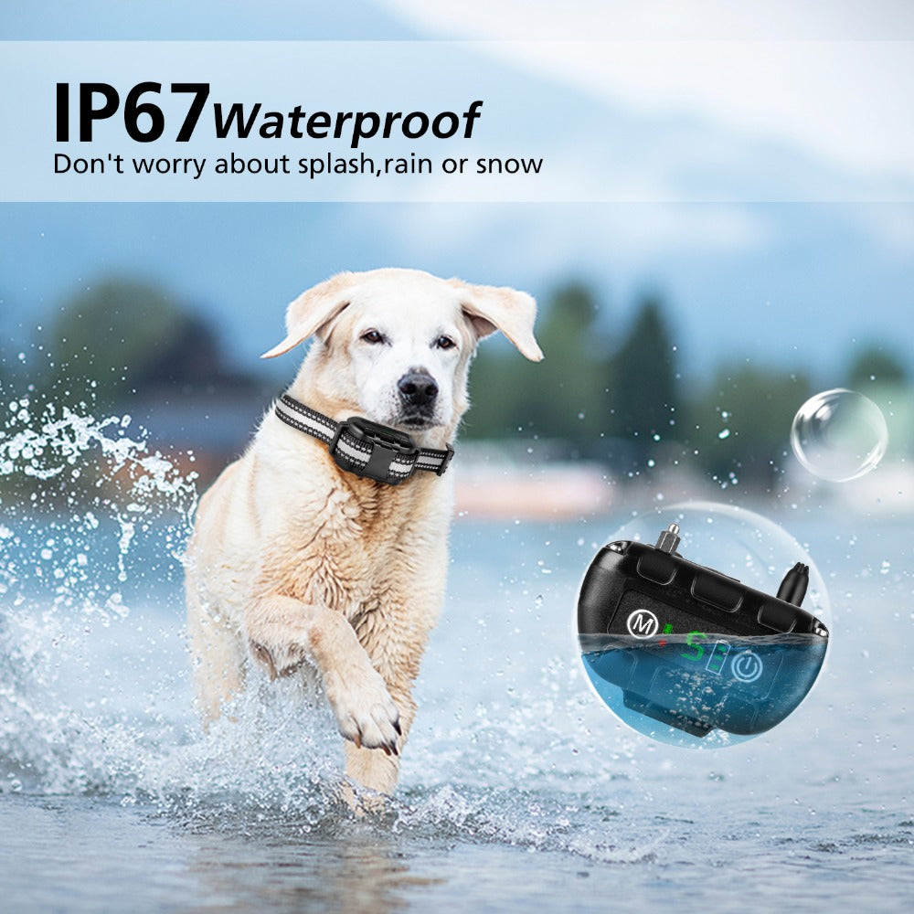 Intelligent Sensing Waterproof Barking Stopper / Anti-Bark Electric Dog Collar