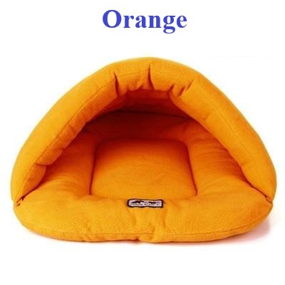 Warm & Cozy Nestling Cave Bed for Puppies and Small Dogs